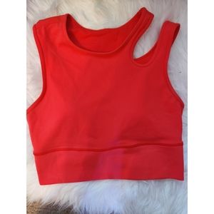 Lululemon long line sports bra/crop top Sz 6
